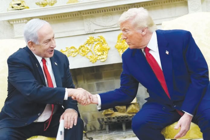 Trump and Netanyahu meet for second time to discuss ceasefire in Gaza 3 Gamma 14 696x464 1